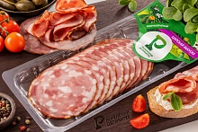 Колбаса Царская закуска полукопченая нарезка 110 г