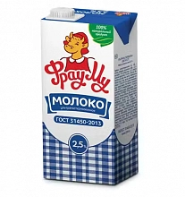 Молоко Фрау Му нормализованное ультрапастеризованное 2.5% 950 мл