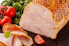 Руляда из курицы копчено-вареная