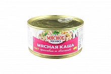 Каша Мясное меню гречневая со свининой 325 г