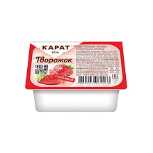 Творожок Карат Клубника 9% 230 г