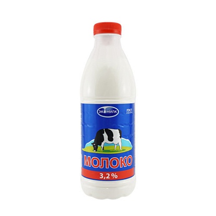 Молоко Экомилк 3.2% 930 мл