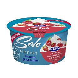 Йогурт Экомилк Соло Малина-Земляника 4.2% 130 г