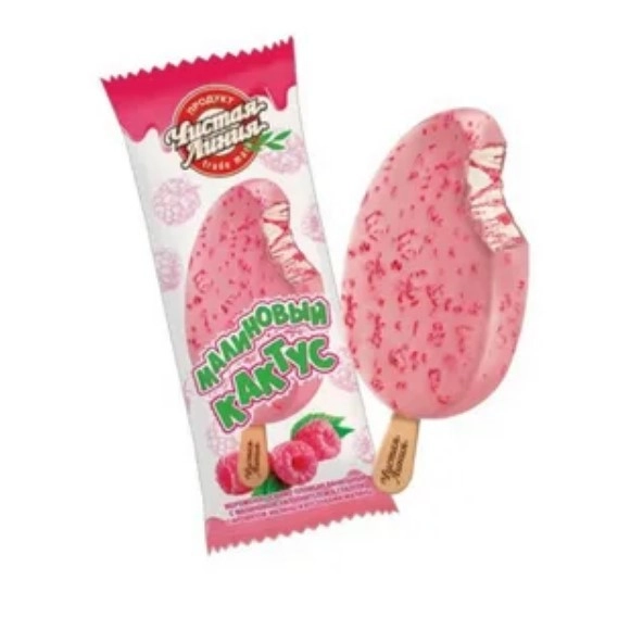 Мороженое Чистая Линия Малиновый кактус 80 г
