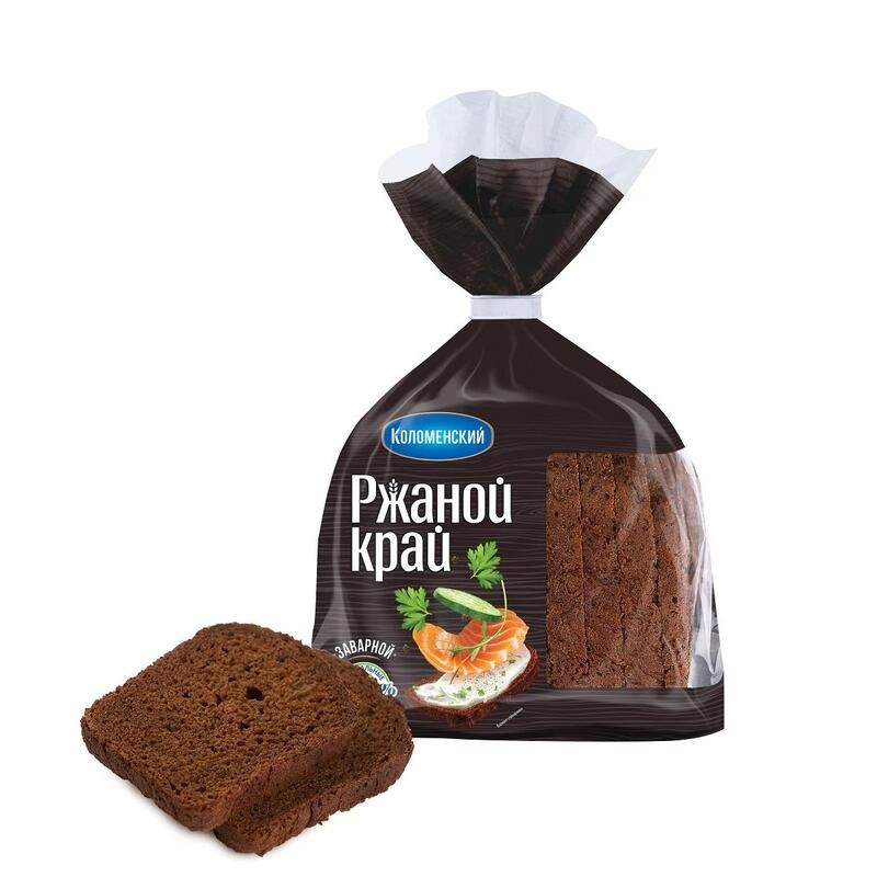 Хлеб Коломенский Ржаной Край заварной нарезка 300 г