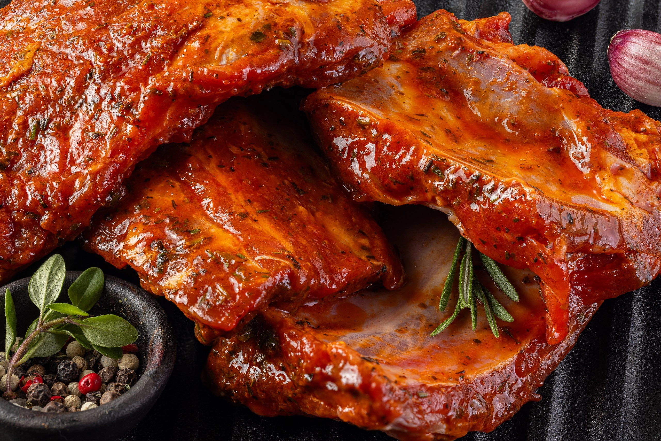 Ребра шашлычные в маринаде Пампа