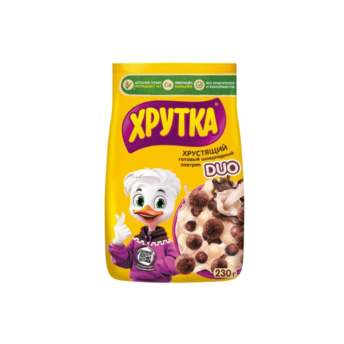 Готовый завтрак Nestle DUO Хрутка шоколадный 230 г