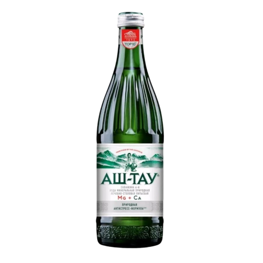 Вода Аштау минеральная лечебно-столовая газированная 500 мл