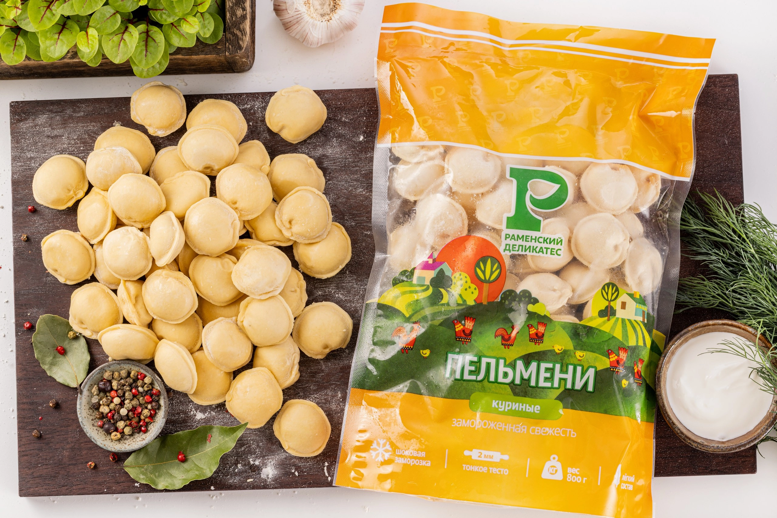 Пельмени куриные 800 г
