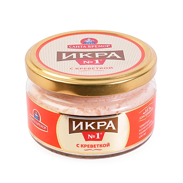 Икра Санта Бремор с креветкой 180 г