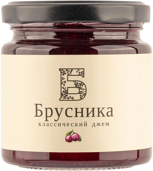 Джем Русский лес классический Брусника 220 г