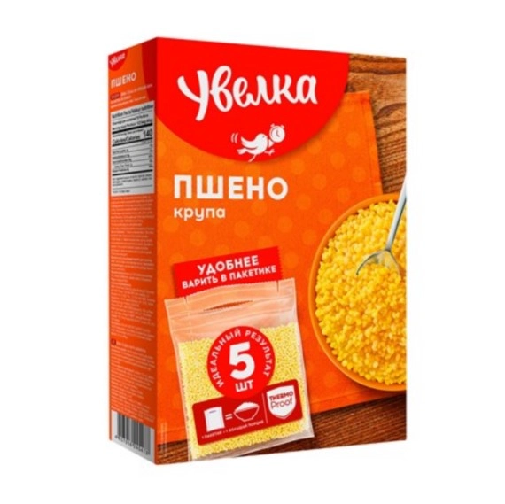 Крупа Увелка Пшено 5*80 г