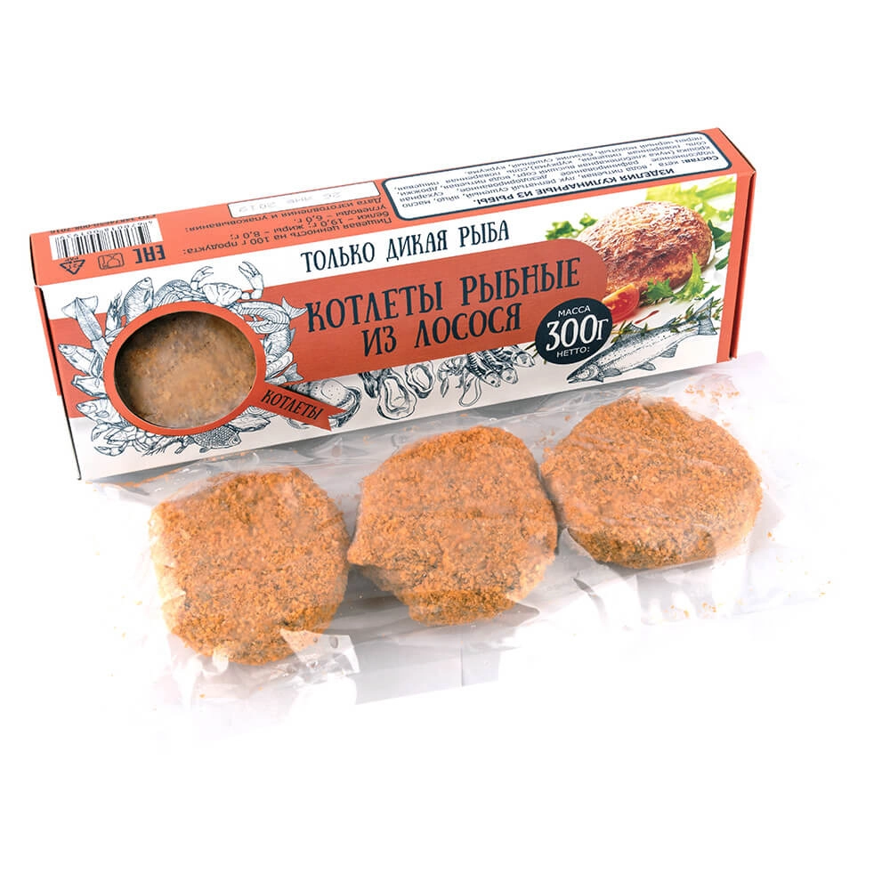 Котлеты Don Kreveton рыбные в панировке 300 г