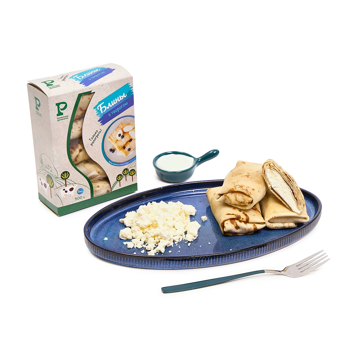 Блины с творогом 500 г