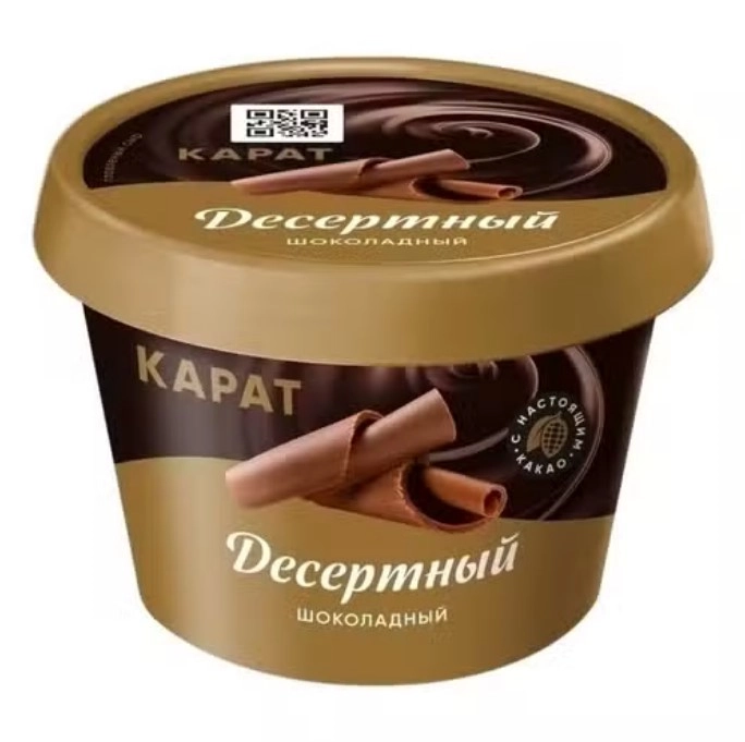 Сыр Карат плавленый Шоколадный десертный 30% 230 г плавленный