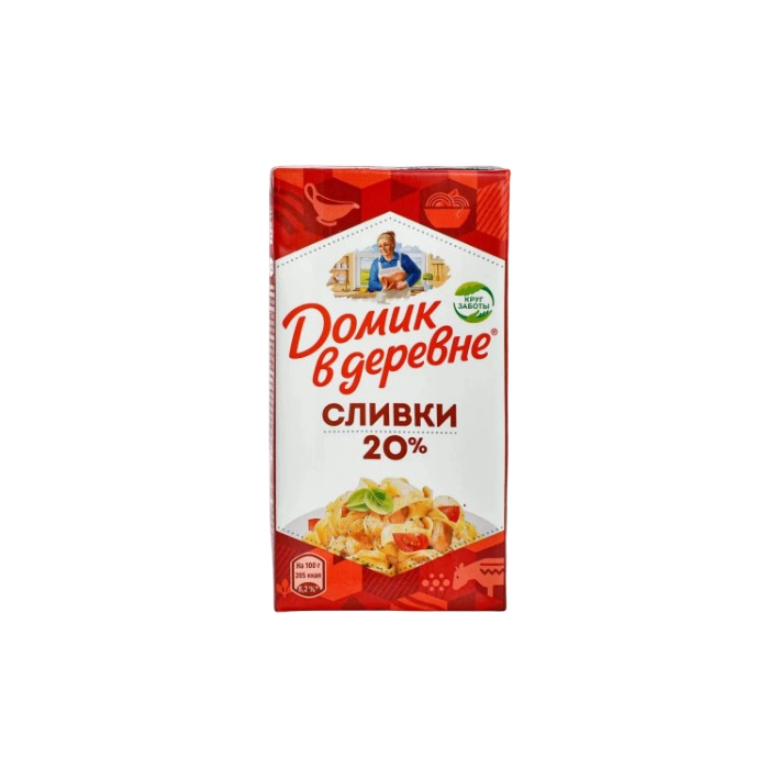 Сливки Домик в Деревне 20% 480 мл