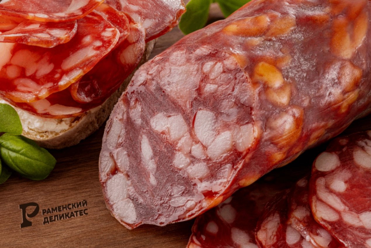 Колбаса Свиная ГОСТ сырокопченая