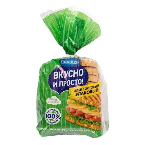 Хлеб Коломенский Тостовый злаковый нарезка 250 г