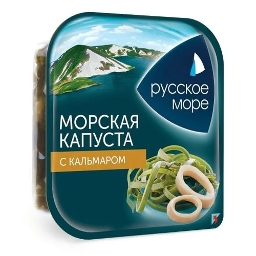 Капуста морская Русское Море с кальмарами 200 г