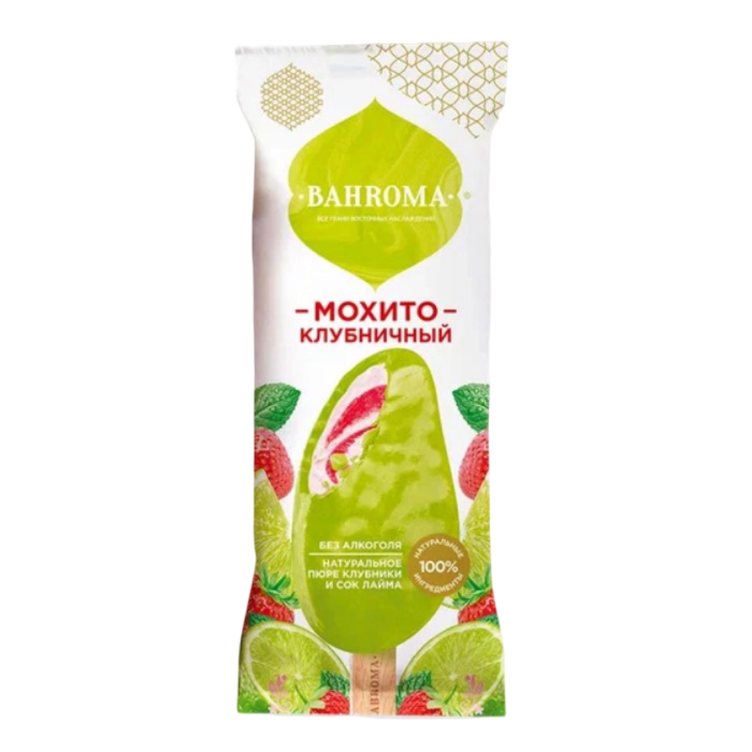 Мороженое Бахрома Эскимо Клубника-Мохито 75 г