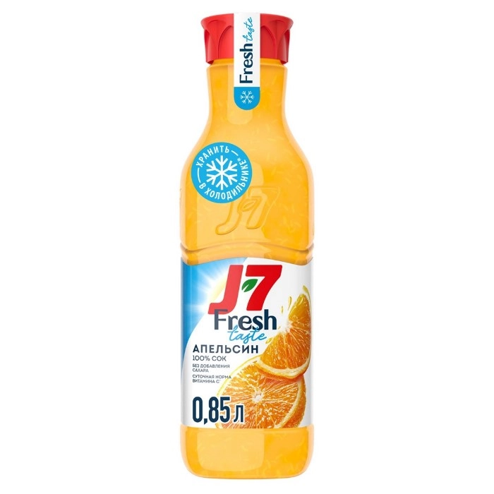 Сок J7 Fresh Taste Апельсин с мякотью 850 мл