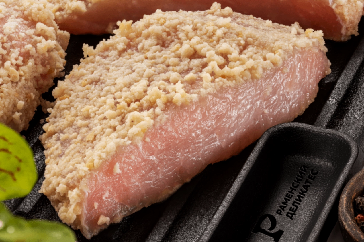 Шницель свиной замороженный в панировке 850 г