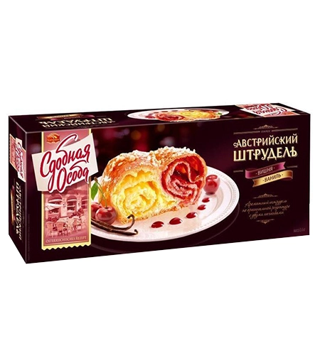 Штрудель Черемушки Австрийский вишня-ваниль 400 г