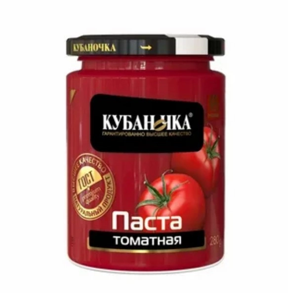 Паста Кубаночка томатная 280 г