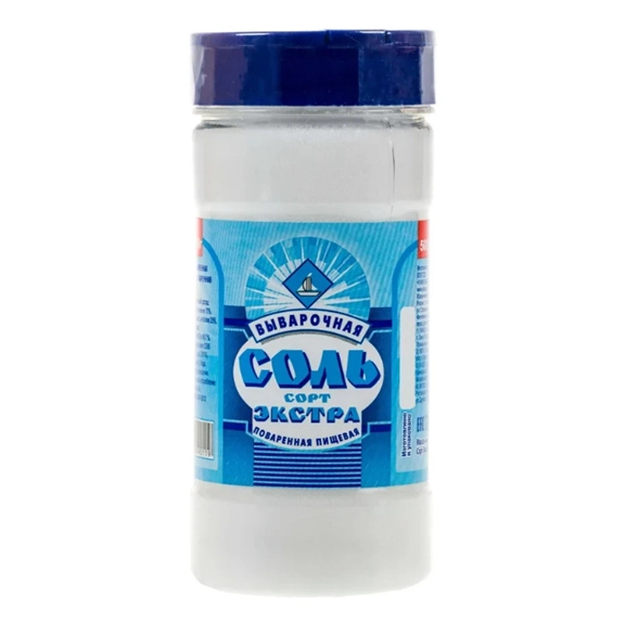 Соль Экстра йодированная в солонке 500 г