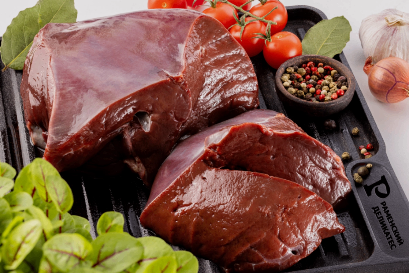 Печень говяжья замороженная