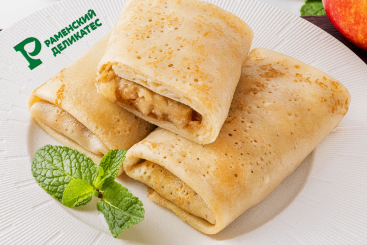 Блины с яблоком и корицей 500 г