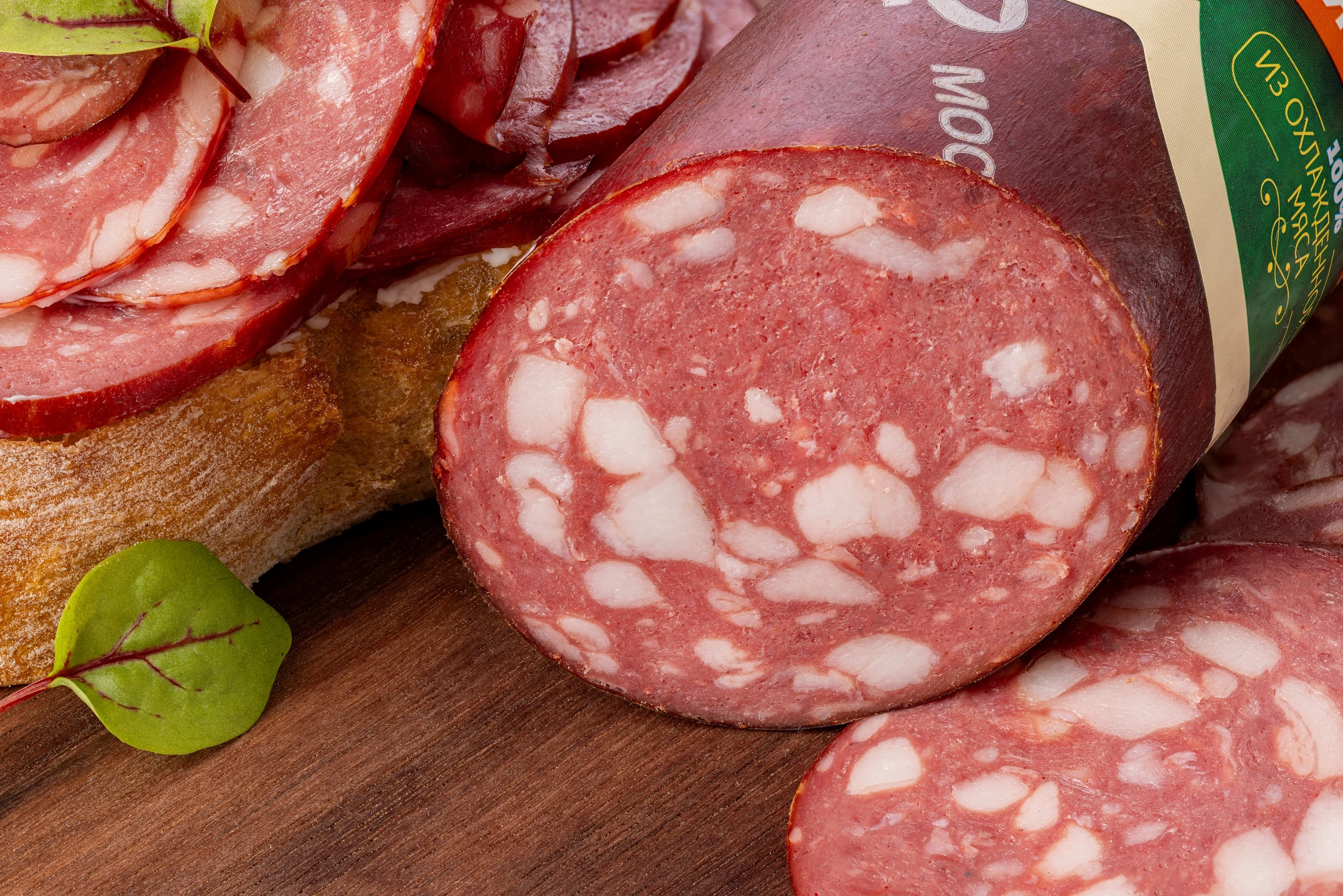 Колбаса Московская ГОСТ варено-копченая