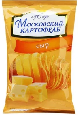 Чипсы Картофель Московский хрустящий со вкусом сыра 120 г