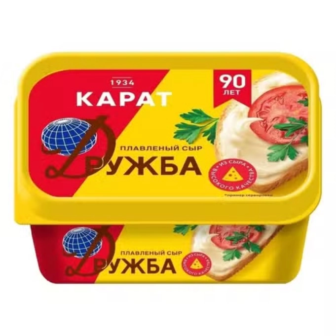 Сыр Карат Дружба 45% 400 г плавленный