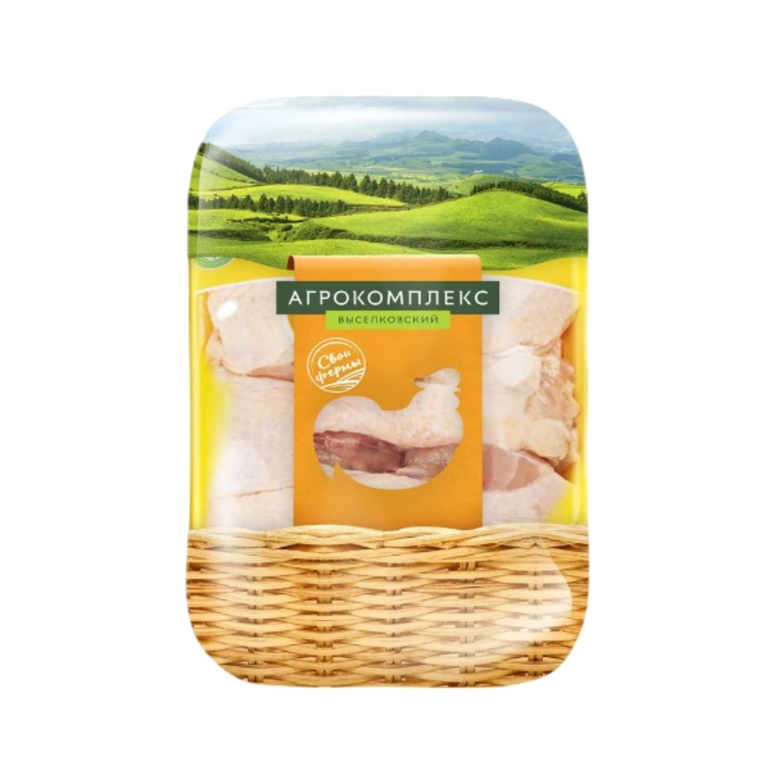 Части тушек цыплят-бройлеров Агрокомплекс набор для супа замороженный ~ 1000 г