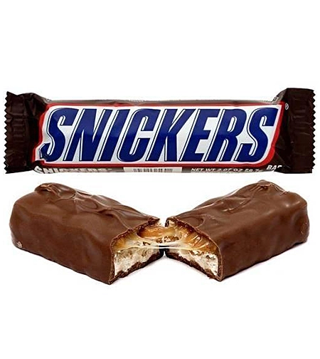 Батончик Сникерс шоколадный 50 г