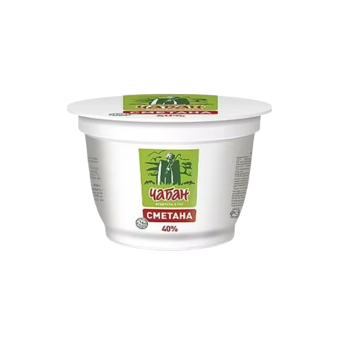 Сметана Чабан 40% 180 г