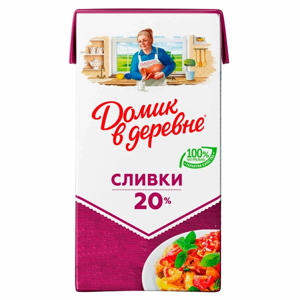 Сливки Домик в Деревне 20% 480 мл