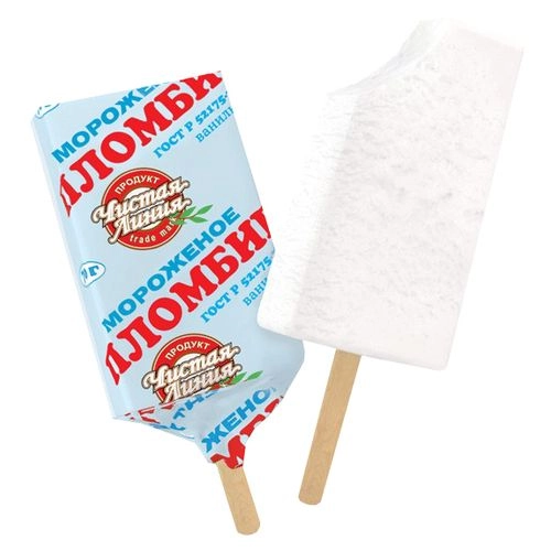 Мороженое Чистая Линия пломбир Ванильное 70 г