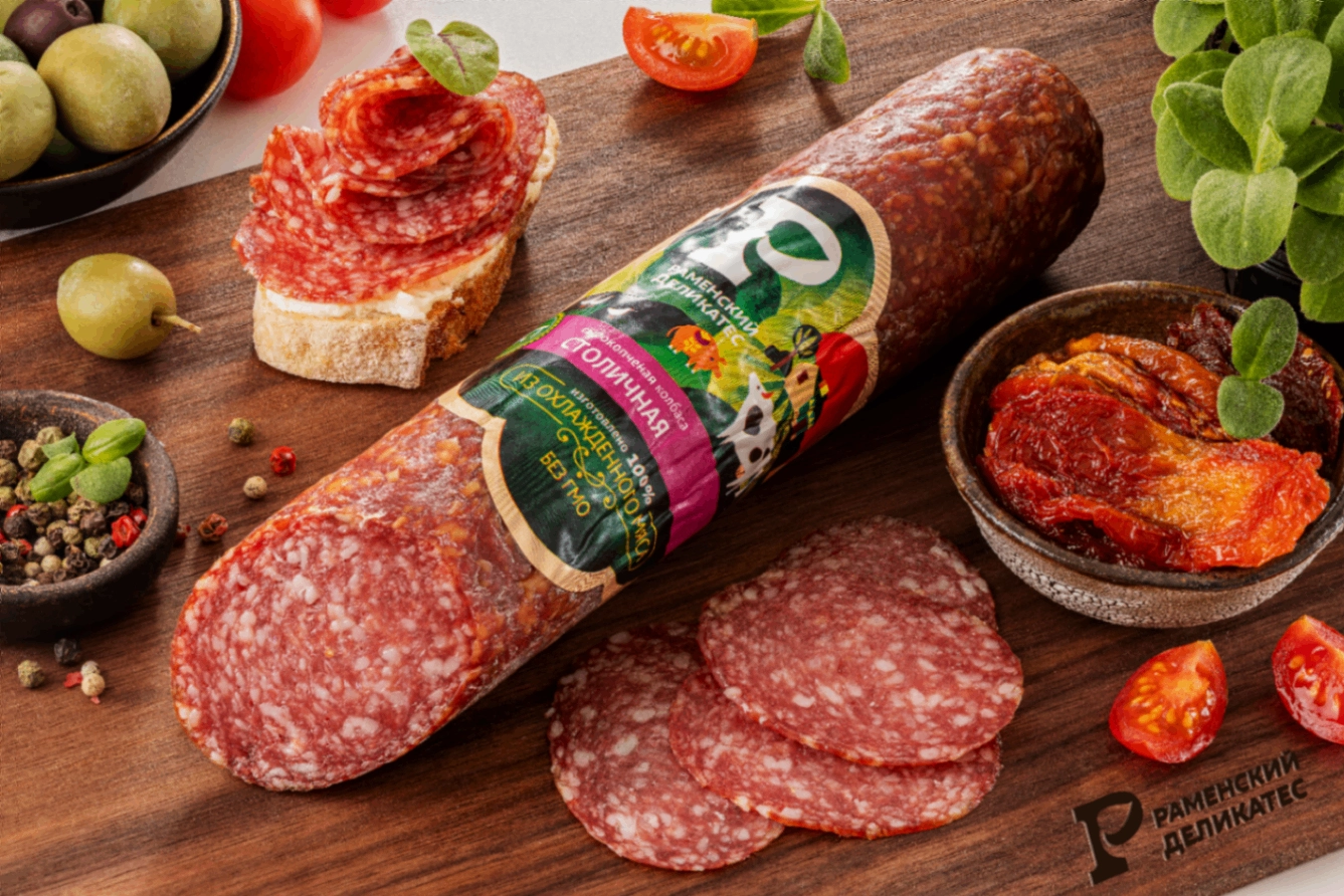 Колбаса Столичная сырокопченая