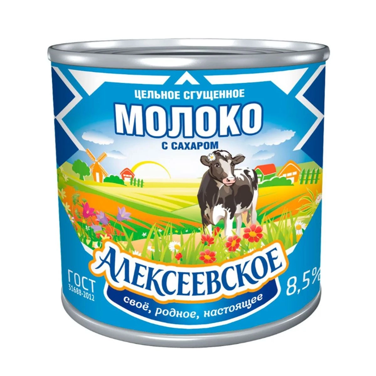 Молоко Алексеевское сгущённое 370 г