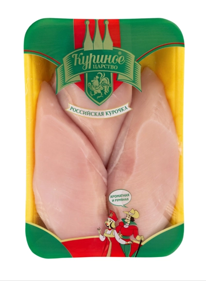 Филе цыпленка-бройлера Куриное царство без кожи охлажденное ~ 800 г