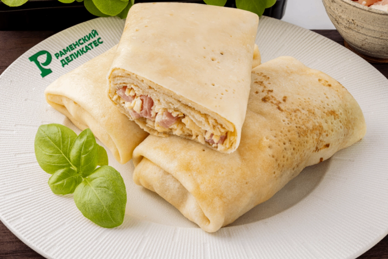 Блины с ветчиной и сыром 500 г