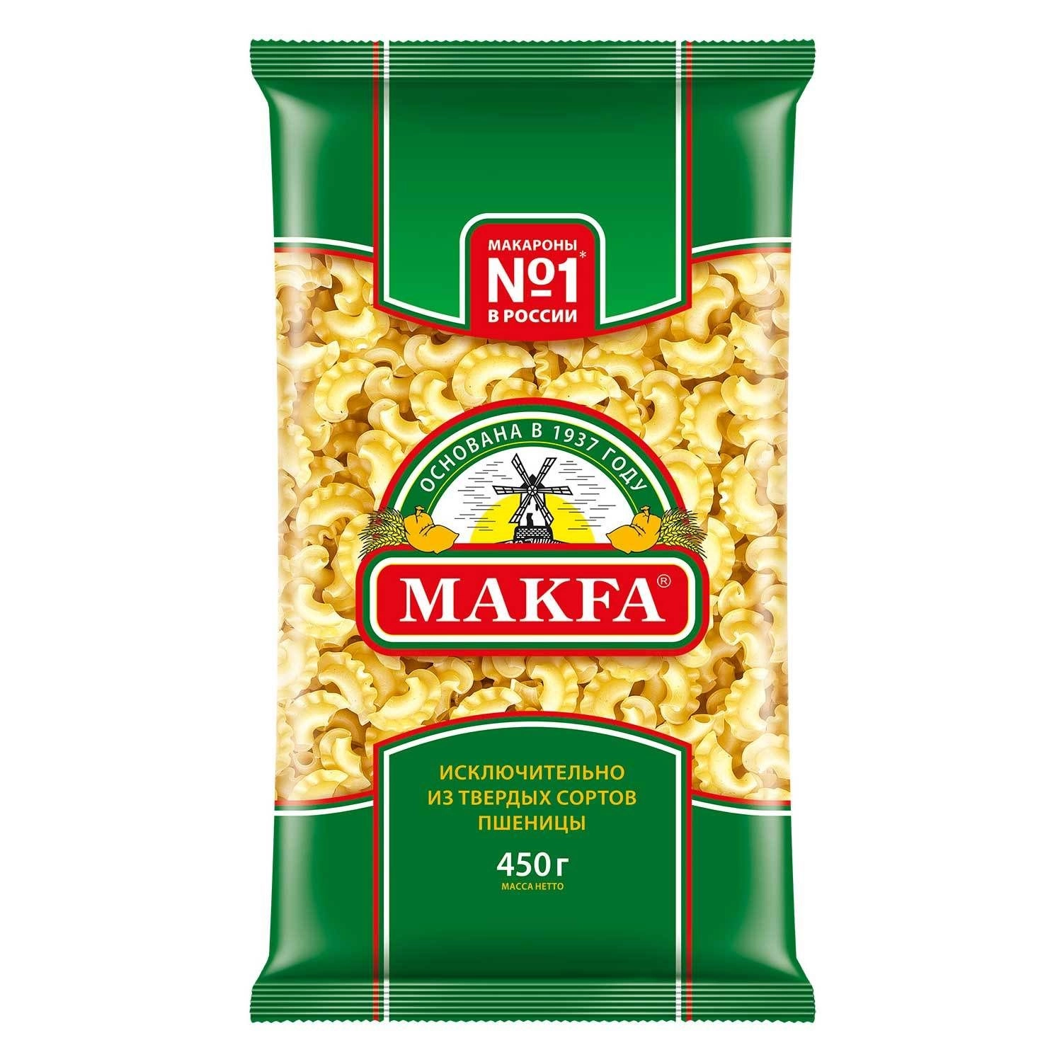 Макаронные изделия Макфа Петушиные Гребешки 400 г