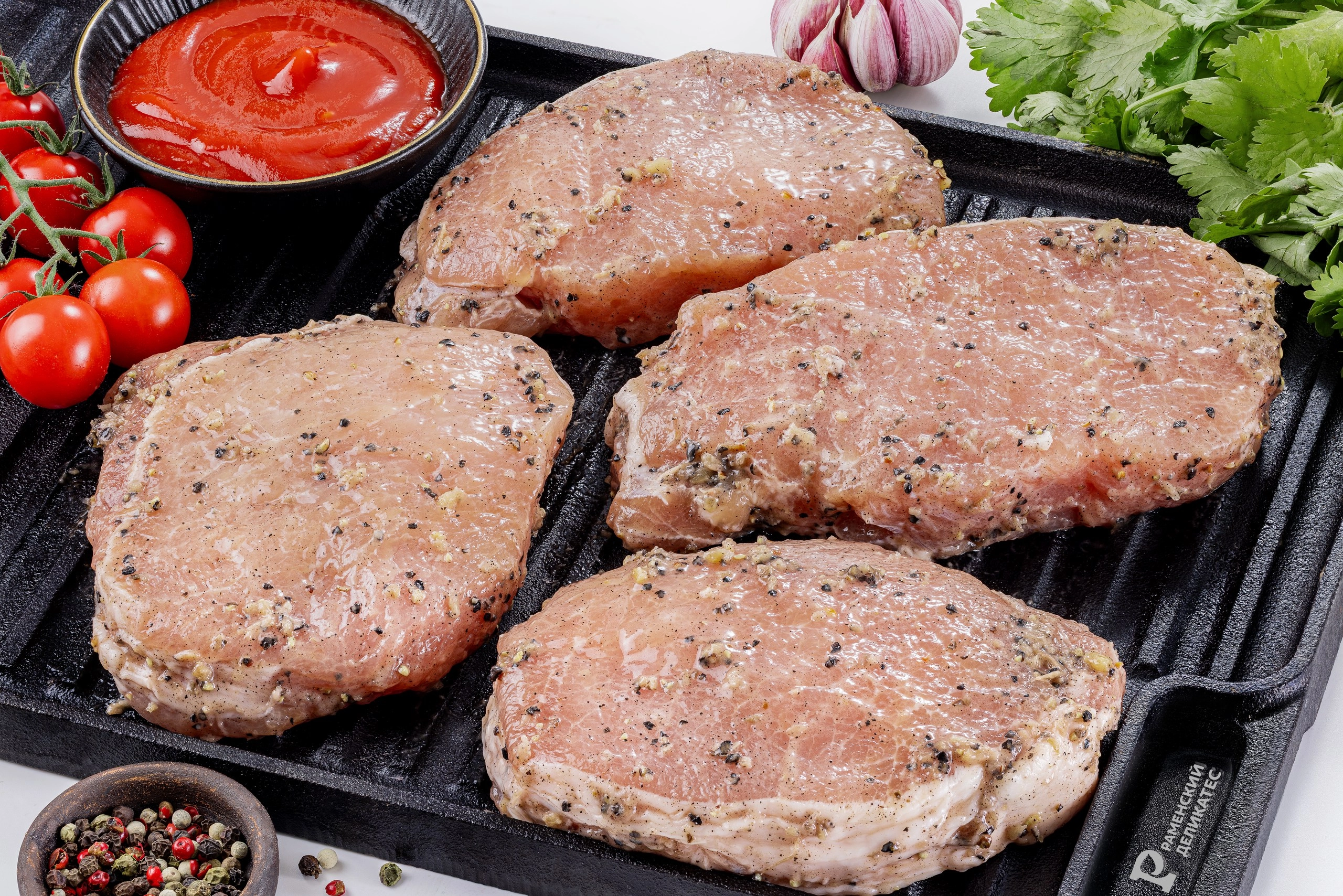 Эскалоп По-домашнему свиной в маринаде