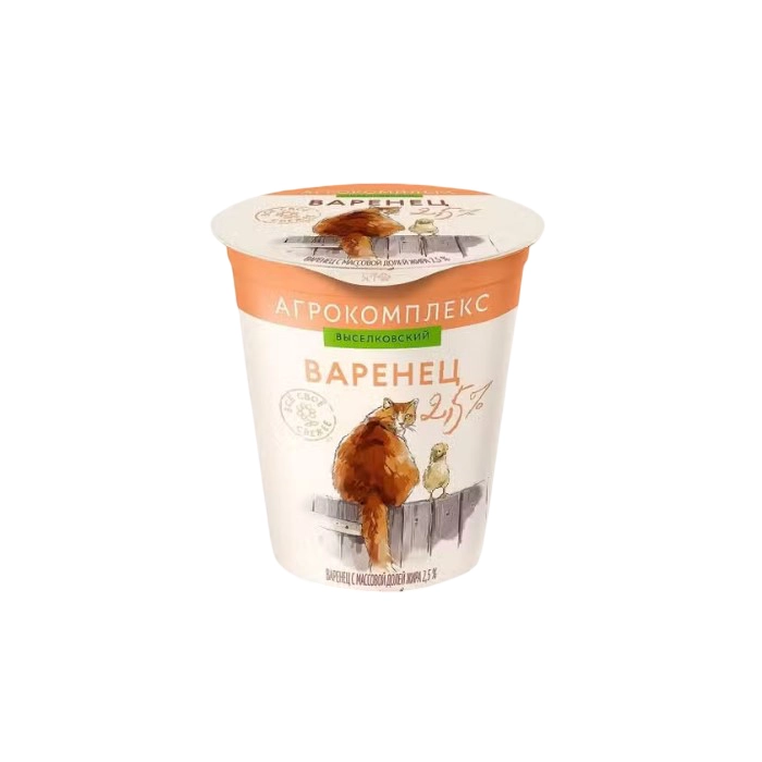 Варенец Агрокомплекс с м.д.ж. 2.5% 300 г