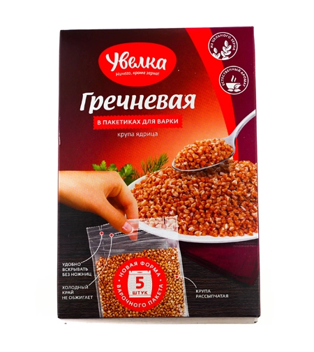 Крупа Увелка гречневая 5*80 г