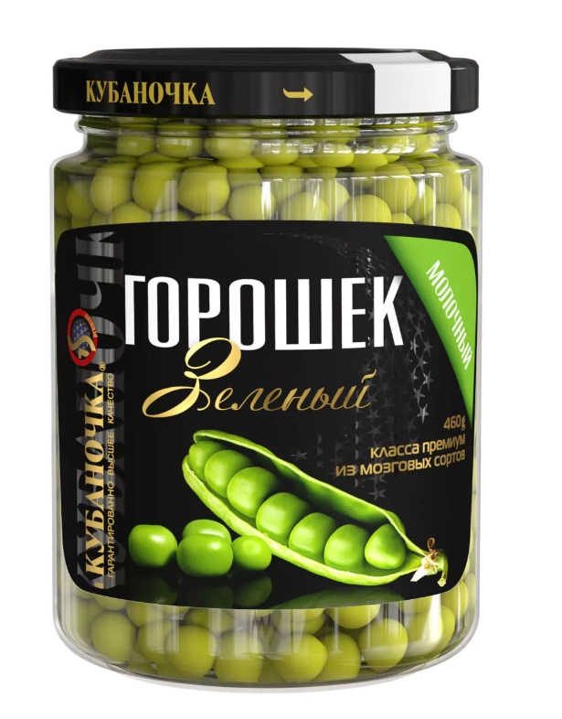 Горошек Кубаночка зеленый 340 г
