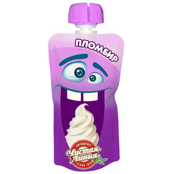 Мороженое Чистая Линия Детский пломбир ванильный 70 г