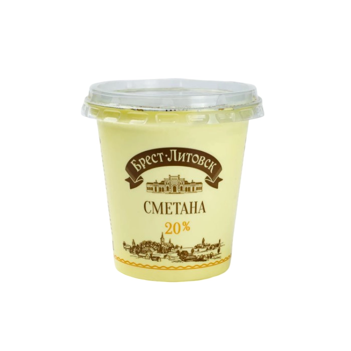 Сметана Брест-Литовск 20% 300 г
